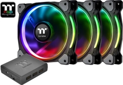 Thermaltake Riing 12 RGB Plus TT Premium Edition, ensemble de 3 ventilateurs 120 mm