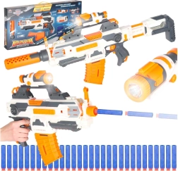 Blaster en mousse modulaire 4-en-1 avec 30 fléchettes