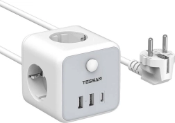 Multiprise Tessan avec ports USB