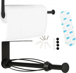 Support pour essuie-tout de cuisine noir