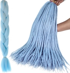 Tresses synthétiques – postiches capillaires – Bleu