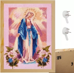 Cadre photo en pin 28 × 38 cm avec plexi, MALATEC