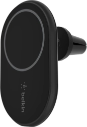 Chargeur sans fil magnétique pour voiture Belkin BOOST CHARGE, fixation sur grille d’aération, 10 W