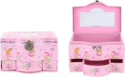 Boîte à bijoux avec tiroirs