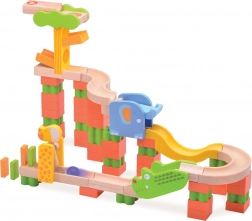 Wonderworld piste de billes en bois Safari