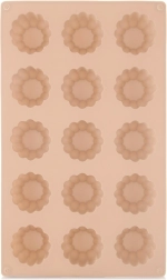 Moule en silicone pour biscuits et pralines fleur, beige 28 × 17 × 2,8 cm