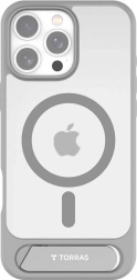 Torras Pstand étui magnétique avec kickstand pour iPhone 16 Pro Max gris