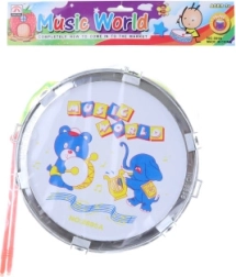 Tambour en plastique avec animaux pour enfants