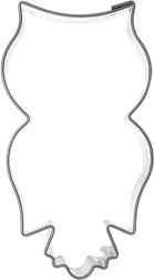 Emporte-pièce métallique hibou 7 cm