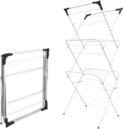 Étau de séchage vertical pliable pour linge