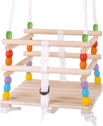 Balançoire en bois à perles pour enfants Bigjigs Toys