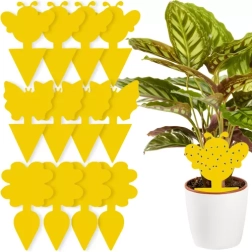 Pièges collants jaunes pour insectes 12 pcs