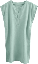 Poncho en mousseline mommy menthe l/xl