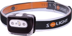 Lampe frontale LED Solight 3 W avec lumière rouge, alimentée par 3× AAA - 1 pièce