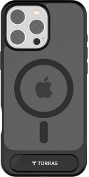 Coque TORRAS Pstand pour iPhone 16 Pro, noire