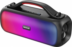 Enceinte Bluetooth avec panneau LED et radio 60 W