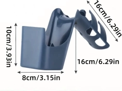 Récupérateur d’huile et nettoyeur de chaîne avec support pour spray pour vélo, moto et quad