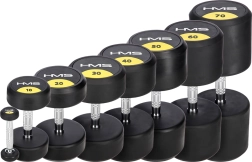 Haltère une main en caoutchouc HMS HG Pro 10 kg
