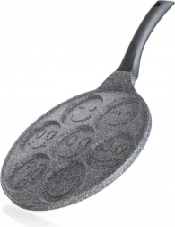 Poêle à pancakes 26 cm BANQUET Granite Gray Smile