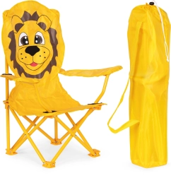 Chaise pliante pour enfants chaise de camping avec sac Lion