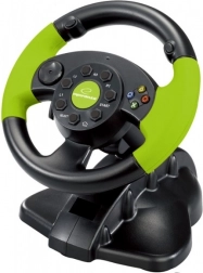 Volant de jeu EG104 avec vibrations pour PC, PS3 et Xbox 360