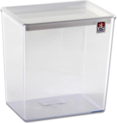 Boîte pour denrées sèches 1 l – haute, rectangulaire, assortiment de couleurs