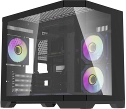 Boîtier de jeu Darkflash avec ventilateurs aRGB