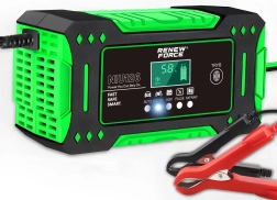 Chargeur de batterie automobile à microprocesseur RENEW FORCE 12 V 6 A