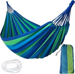 Hamac de jardin double sans barres 240 × 150 cm, charge maximale 150 kg