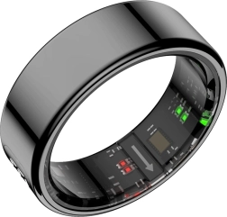 Bague connectée COLMI R12 avec écran LED (noir, taille 9)