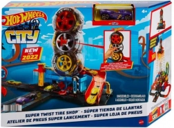 Hot Wheels Město Super Twist Service de Pneus