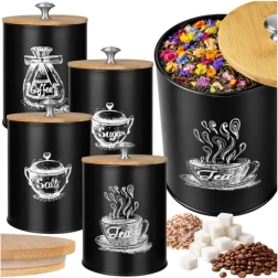 Boîtes de cuisine Ruhhy style loft 1,5 l - 4 pièces