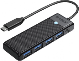 Orico hub USB 4× USB‑A 3.0 (noir)