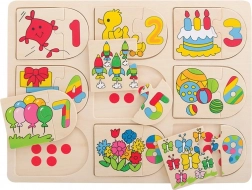 Bigjigs Toys Puzzle de comptage illustré