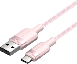 Câble USB 2.0 USB‑A vers USB‑C 2 m 3A rose Vention