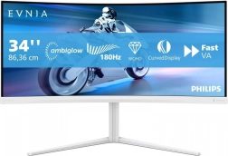 Moniteur gaming incurvé 34" VA 180 Hz avec Ambiglow