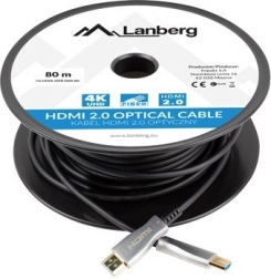 Câble HDMI 2.0 optique actif 80 m LANBERG
