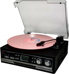 Platine vinyle multifonction avec cassette, radio et Bluetooth ATT-15SE