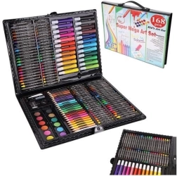 Super Méga Coffret de Fournitures Artistiques 168 pcs