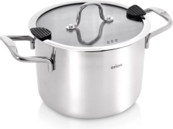 Casserole en acier inoxydable avec couvercle VENICE 20 cm, 4,6 l
