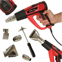 Pistolet thermique électrique KAFUWELL 1850W avec réglage de la température