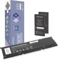 Batterie Mitsu pour ordinateur portable Dell Alienware M15/M17 R3–R4, Precision 5550 et XPS 15 9500/9510 (69 Wh, 11,55 V)