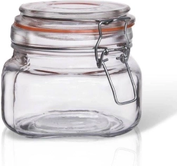 Bocal en verre à clip 500 ml