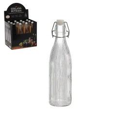 Bouteille ronde de 550 ml avec fermeture mécanique