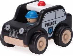 Petite voiture de police en bois WORDERWORLD mini