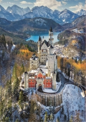 Educa puzzle Château de Neuschwanstein vu du ciel 1000 pièces