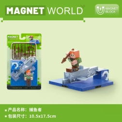 Jeu de construction Magnet World Fishman