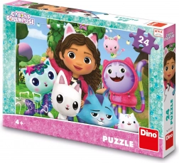Puzzle Gabby's Dollhouse au jardin 24 pièces