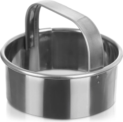 Emporte-pièce en acier inoxydable pour biscuits, pierogi et beignets 6 cm