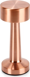 Lampe LED de table cuivrée de 21 cm